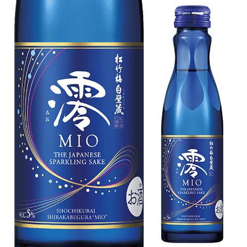 日本酒 松竹梅 白壁蔵 澪 MIO みお スパークリング清酒 150ml瓶 日本酒 宝酒造 発泡性 ...