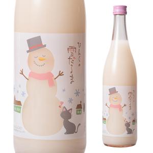 日本酒 にごり酒 ぴんくの雪だるま 純米にごり 720ml 15度 清酒 純米酒 宮城県 中勇酒造店 酒 ギフト 長S｜likaman