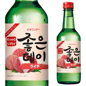 韓国焼酎 ジョウンデー ライチ 13.5度 360ml 焼酎 韓国焼酎 天然果汁 ムハク カクテル らいち 茘枝