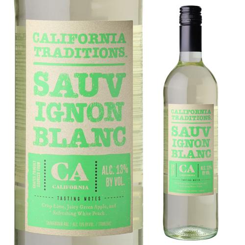 ワイン 白ワイン 白  カリフォルニア トラディションズ ソーヴィニヨン ブラン  750ml アメ...
