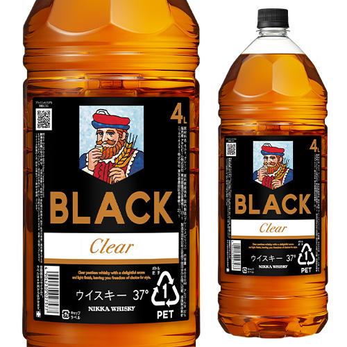 【4本まで1梱包】 ニッカ ブラックニッカ クリア 4L(4000ml) ジャパニーズ ウイスキー ...