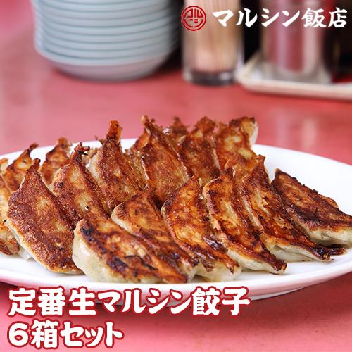 マルシン飯店 生餃子6箱セット 送料無料 1箱20個入×6箱 生餃子 ギョーザ 中華 お取り寄せ 冷...