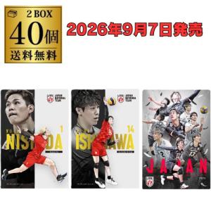 (予約)2026/9/7より順次発送 バンダイ JAPAN NATIONAL VOLLEYBALL TEAM -男子日本代表ver.- ツインウエハース 2026 40個 BOX買い 食玩 大人買い 虎S