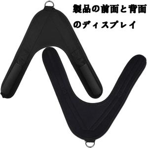 バッククランチストラップ Ab運動ケーブルマシ...の詳細画像5