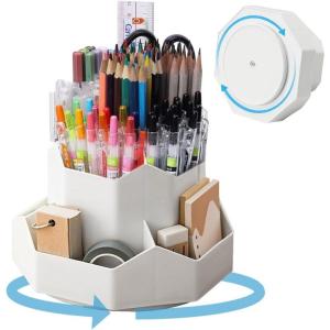 ペン立て 360度回転 ペンホルダー 9マス分類...の商品画像