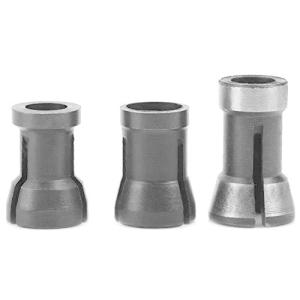 Qiilu コレットチャック 6 / 6.35 / 8 mm ドリルコレット 変換チャック ロータリーツール アダプタトリミン