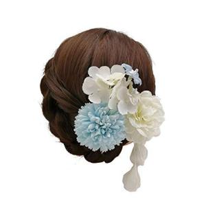 和装 髪飾り 造花 フラワー ヘアピン ヘアクリップ 七五三 成人式 卒業式 結婚式 振袖 浴衣 袴 着物 和装 ヘアアクセサリー 3個セット