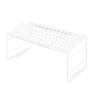 アントレックス ラック 棚 収納 アジャスタブル マルチラック 脚 低い 横長 ロータイプ スチール スタッキング シューズ キッチン 調節 bcl ホワイト ワンサイズ