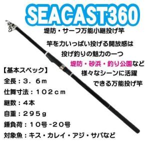安価 投げ竿 つり具ten シーキャスト3 0ｍ 3 6ｍ 振出型投竿 2本セット シーキャスト360 全長3 6ｍ 釣り堀に 泳がせ釣り 投げ 釣り 海上釣堀竿 その他 Loveshake Me