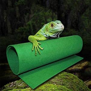 Hakona 爬虫類 床材 爬虫類 マット 底砂パッド テラリウム寝具 保湿 飼育用マット 爬虫類 ケージ装飾 リクガメ