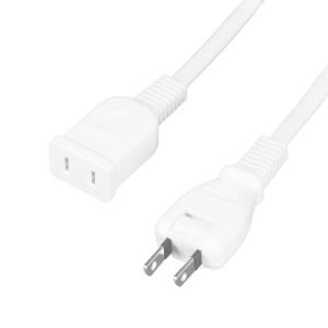 EXHEART 短い延長コード 0.15m ホワイト 耐トラッキング絶縁カバー スイングプラグ EXE-10015