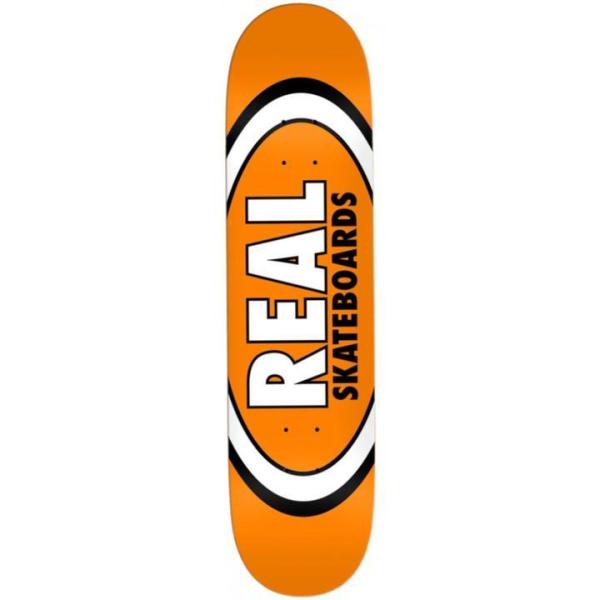 【REAL】7.5×29　TEAM CLASSIC OVAL  Skateboard Deckリアル...