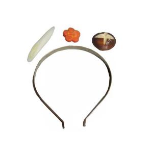 日本職人が作る 食品サンプル カチューシャ 鍋野菜セット ネギ 送料無料 花人参 しいたけ 新作通販 Ip 397