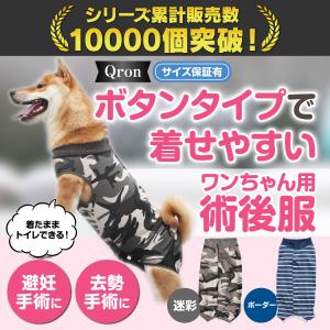 犬 術後服 エリザベスカラー 犬術後服 オス メス 犬用 ボーダー ダックス 術後着 小型犬 中型犬 去勢｜lilicici