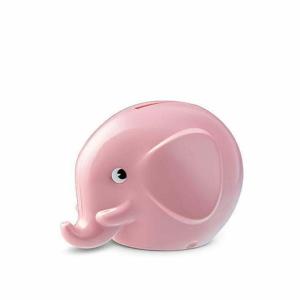 エレファントバンクS フレンチピンク 貯金箱　fantti ファンティ 　Elephant Money box　PLASTEP（プラステップ）｜lilicocoshop