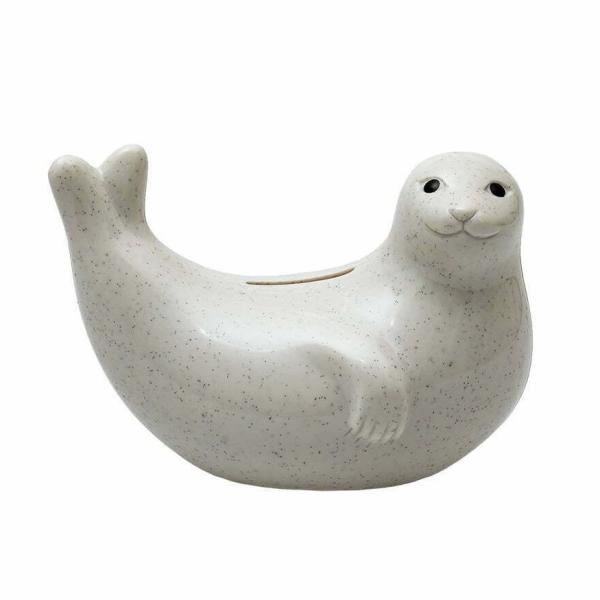 アザラシ貯金箱　Seal Money box NORPPA　PLASTEP プラステップ　マネーボッ...