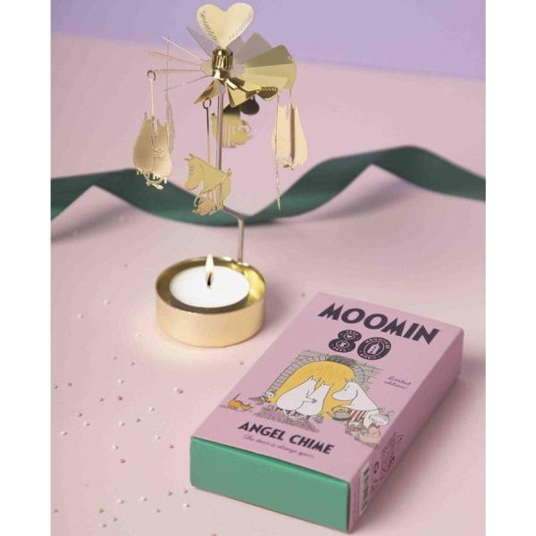 ロータリーキャンドルホルダー　ムーミン80周年　ゴールド　Pluto（プルート）MOOMIN