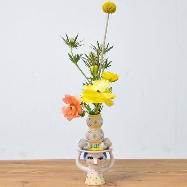 キャンドルホルダー/フラワーベース　Lady with Hat レディウィズハット 　H16cm　B...