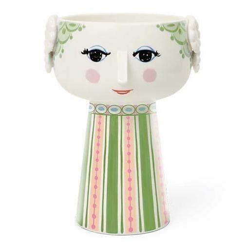 フラワーベース　EVA  エヴァ 　グリーン H23.5cm　BJORN WIINBLAD　ビヨン・...