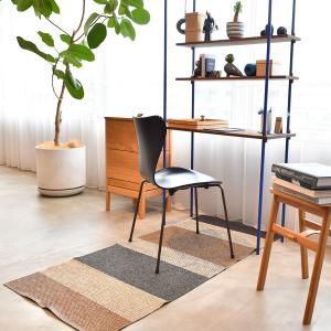 150×70cm プラスチックラグ　SEASONS Cacao　Brita Sweden　ブリタスウェーデン　　イン＆アウトドアラグ　キッチンマット