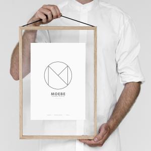 A3フレーム オーク　FLAME　MOEBE ムーベ 　額縁