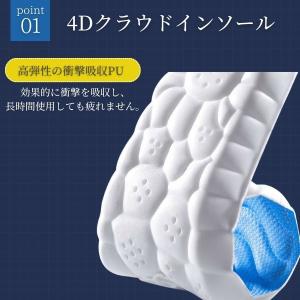 インソール 疲れない 衝撃吸収 中敷き o脚矯...の詳細画像4