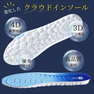 インソール 疲れない 衝撃吸収 中敷き o脚矯...の詳細画像3