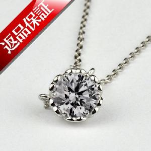 ダイヤモンドペンダント/ネックレス 一粒 プラチナ Pt900台 0.1ct