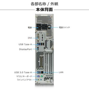 デスクトップパソコン 中古パソコン/富士通 E...の詳細画像3