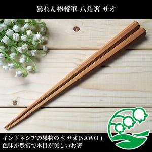 箸 男箸 プレゼント 贈り物 メール便 暴れん棒将軍 八角 サオ 24.5cm