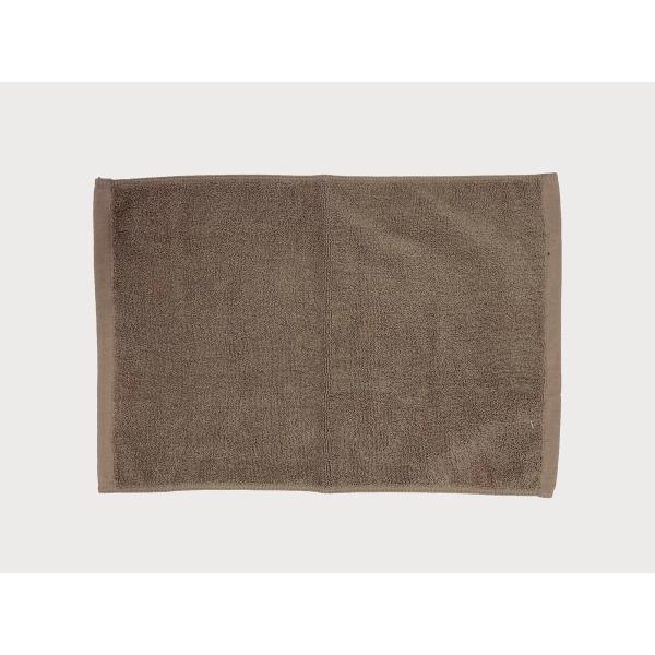 タオル織バスマット　35×50cm ブラウン