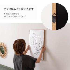 アートパネル モダン 北欧 モノクロ ポスター...の詳細画像2
