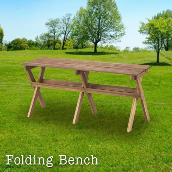 フォールディングベンチ 天然木 折りたたみ ベンチ アウトドア ガーデンベンチ 屋外 椅子 イス 海...