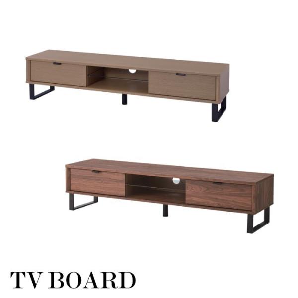 テレビ台 ローボード おしゃれ 木目 スチール フレーム リビング 天然木 アンティーク ナチュラル...