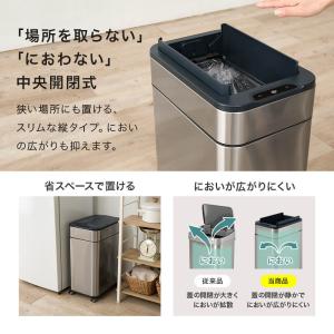 ゴミ箱 45リットル 自動開閉 スリム ごみ箱...の詳細画像3