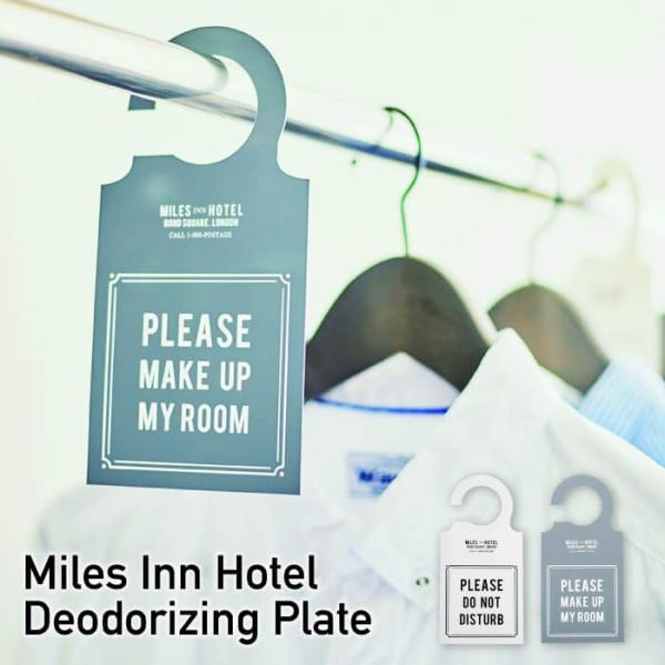 Miles inn Hotel ミルズインホテル 消臭プレート 消臭グッズ デオドラントプレート ク...