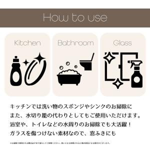 スポンジクロス セルロースクロス スポンジ 吸...の詳細画像2