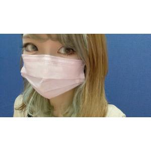 接触冷感カラー不織布マスク《フリーサイズ》同色...の詳細画像2