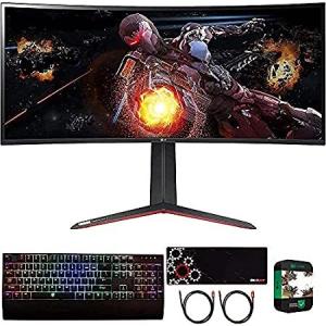 LG 34GP950G-B 34 inch Ultragear QHD 3440 x 1440 Nano IPS Curved Gaming Moni