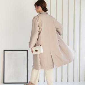 ステンカラーコート スプリングコート レディー...の詳細画像3