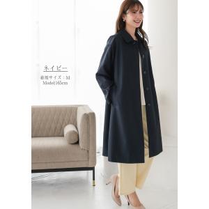 ステンカラーコート スプリングコート レディー...の詳細画像5