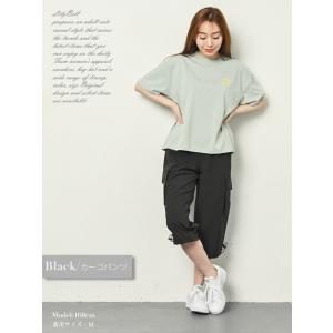 ヨガパンツ サルエルパンツ カーゴパンツ ハー...の詳細画像2