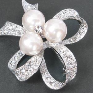 ブローチ (br53) リボン 卒業式 入学式...の詳細画像1