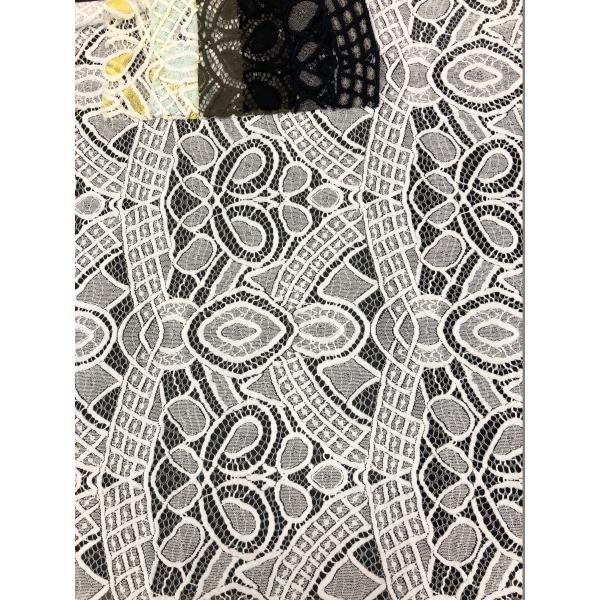 日本製　コットンナイロン　レース生地　R-7225A  ≪オーダーカット生地　30cm単位≫ 【2個...