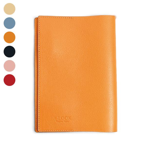 B6サイズ 手帳カバー 本革 レザー 革 オリーブレザー ブックカバー メンズ レディース シンプル...