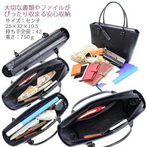 フォーマルバッグ レディース トートバッグ 黒...の詳細画像2