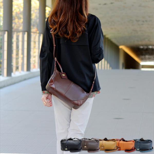 ショルダーバッグ レディース 本革 ミニ 小さめ 斜め掛け ソフトレザー 日本製 母の日 ライム ジ...