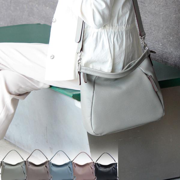 ショルダーバッグ レディース 軽い 人気 本革 2way 斜めがけ 肩掛け ソフトレザー 軽量 母の...