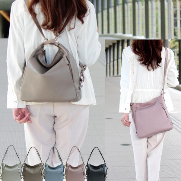 リュック レディース 軽量 本革 3way ショルダーバッグ ソフトレザー 軽い 母の日  ライム ...