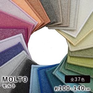 ラグ ラグマット カーペット 絨毯 MOLTO モルト/約100×140cm（約0.7畳相当） COLOR PALETTE(カラーパレット）